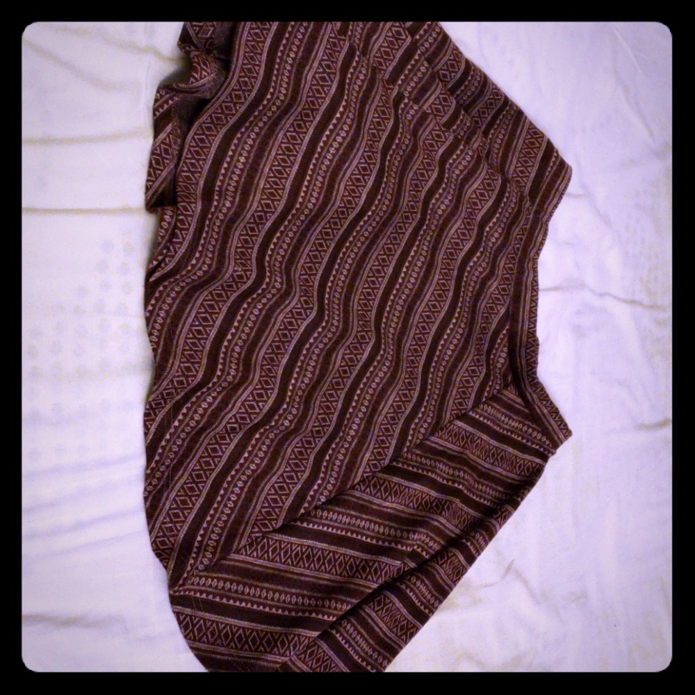 Short skirt wish stripes